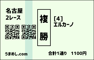 複勝ころがし2レース目イメージ