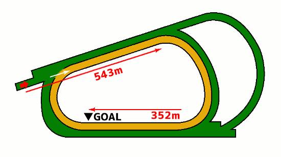 阪神競馬場-ダート1400m