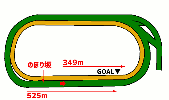 優駿牝馬（オークス）コース図